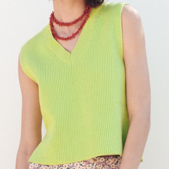 Zara Tops Zara Womens Ribbed Knit Vest Top Size S Poshmark